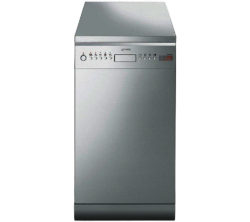 Smeg D4SS-1 Slimline Dishwasher - Stainless Steel